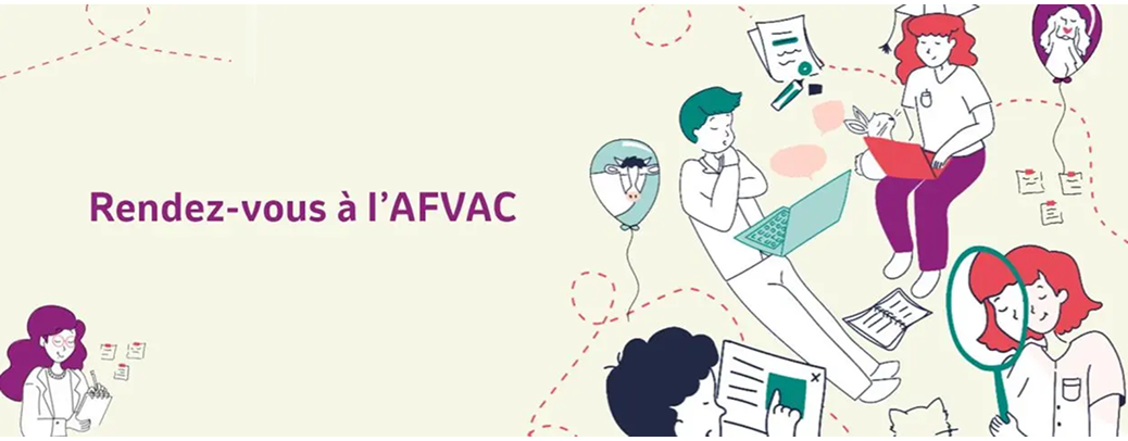 Visuel illustré annonçant un rendez-vous à l’AFVAC