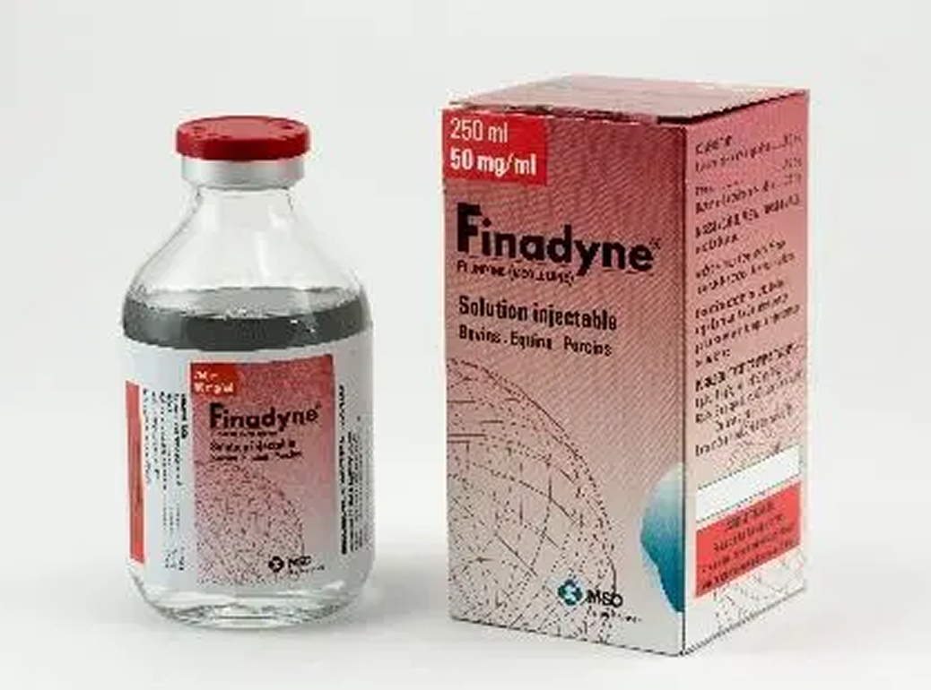 Flacon et boîte de Finadyne solution injectable