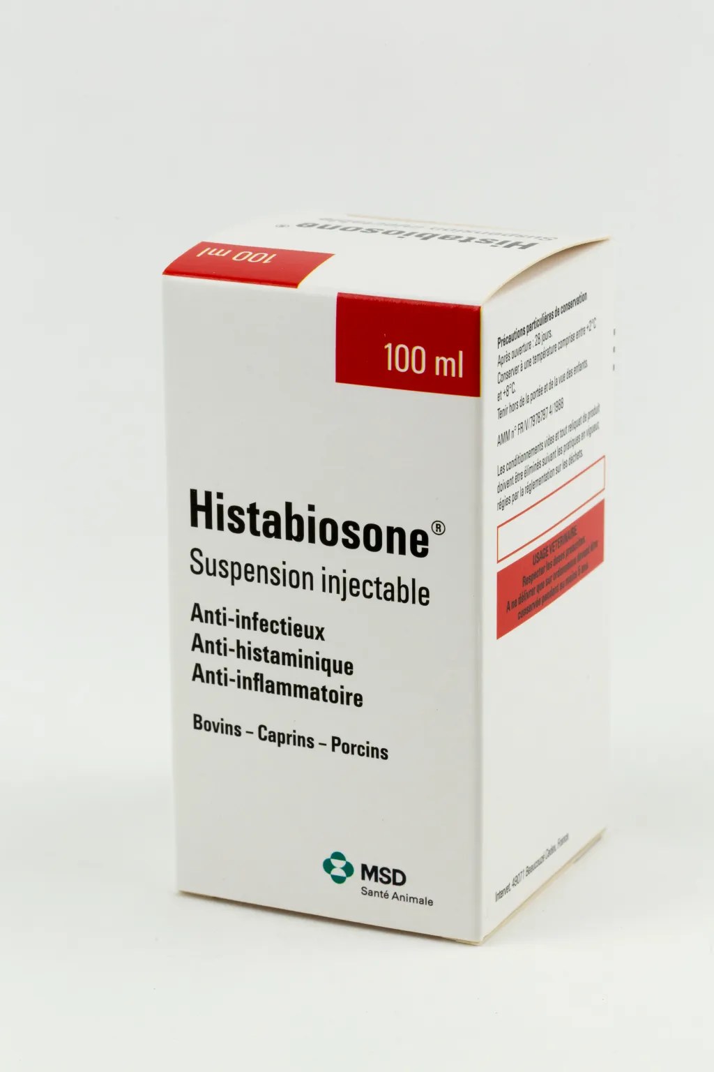 HISTABIOSONE®Suspension injectable produit vétérinaire par MSD Animal Health