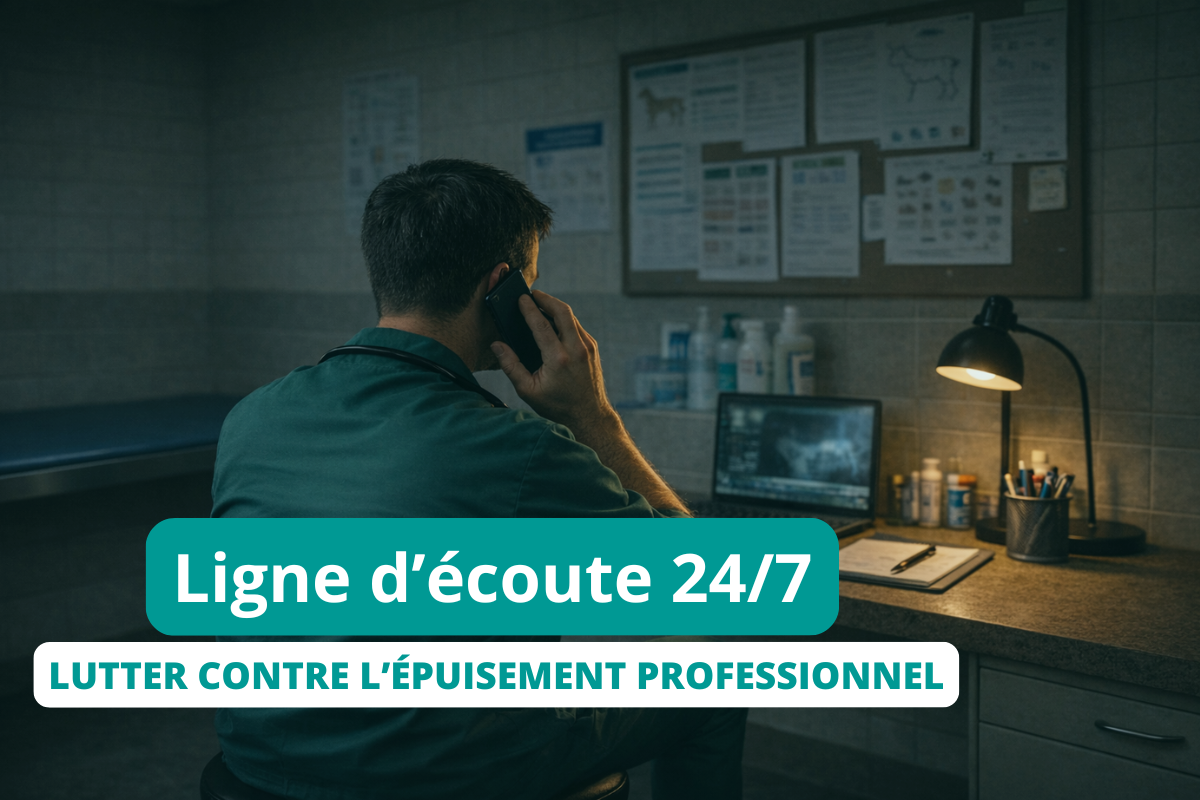 Une ligne d’écoute pour la santé des équipes soignantes vétérinaires
