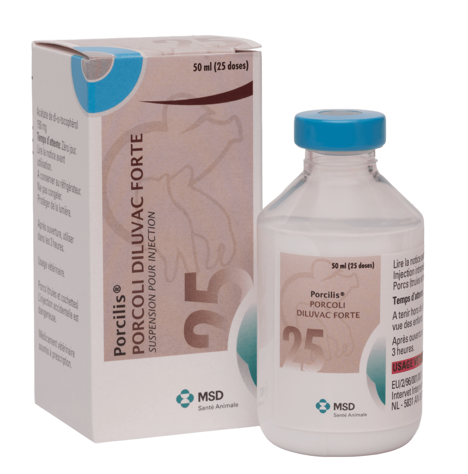 Packshot Porcilis Porcili Diluvac Forte